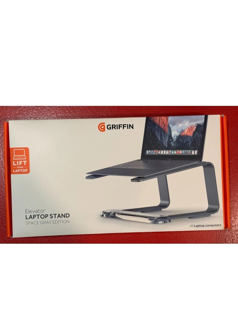 Griffin Elevator Laptop Stand — Space Gray